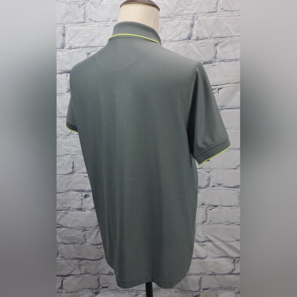 Porsche Drivers Selection Men's Herren Polo Shirt Gray Size Large - Picture 7 of 15